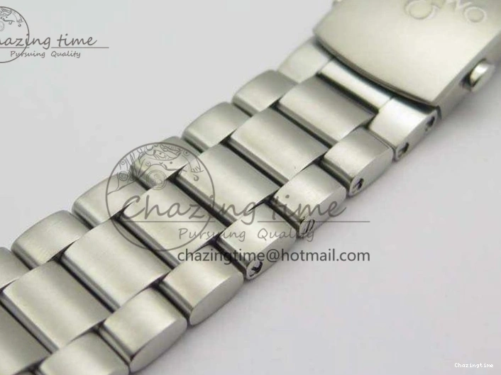 0103 Planet Ocean Master Chrono SS OM 1:1 Best Edition Black Dial On SS Bracelet A9900 V Fashionable 8113